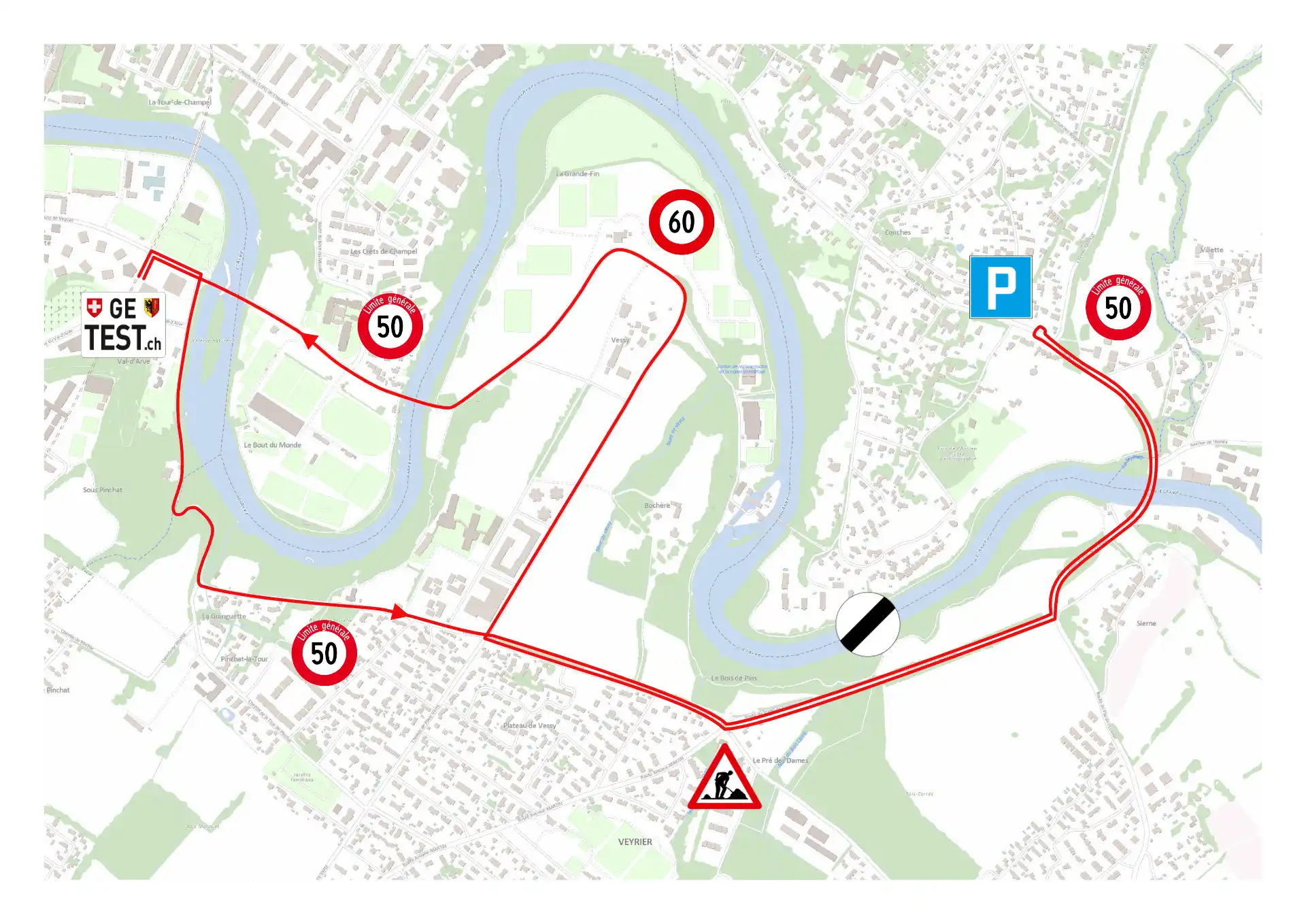 Parcours d'essais